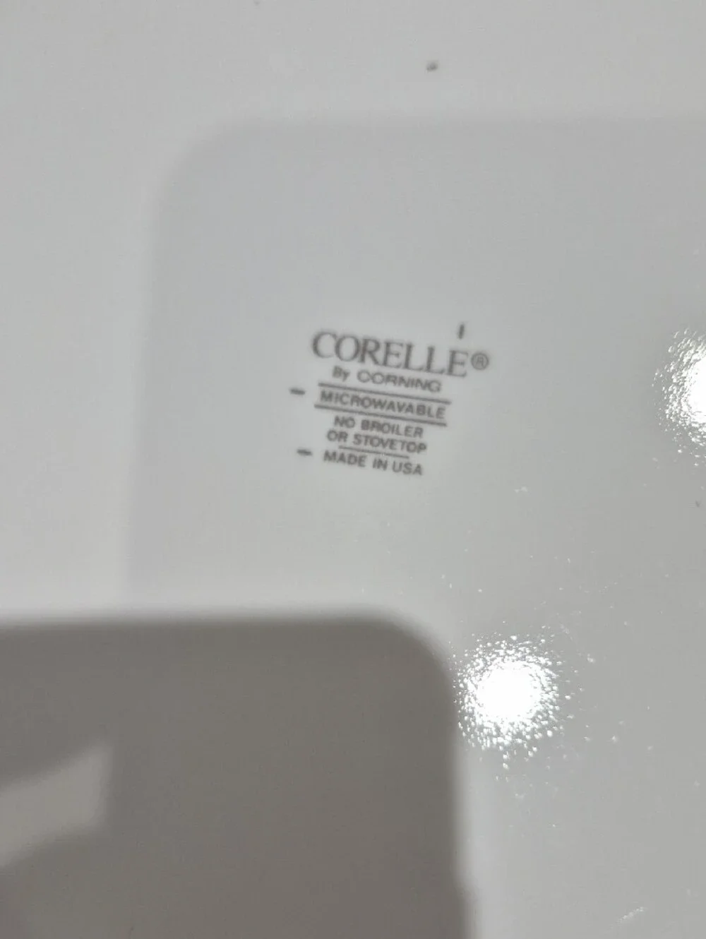 Corelle Haley White Dinnerware with Blue and Yellow Bands (6 Pieces)